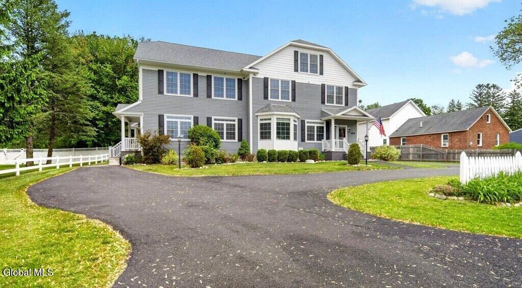 Exterior of 447 Krumkill Road, a 9-bedroom single family residence in Bethlehem, NY
